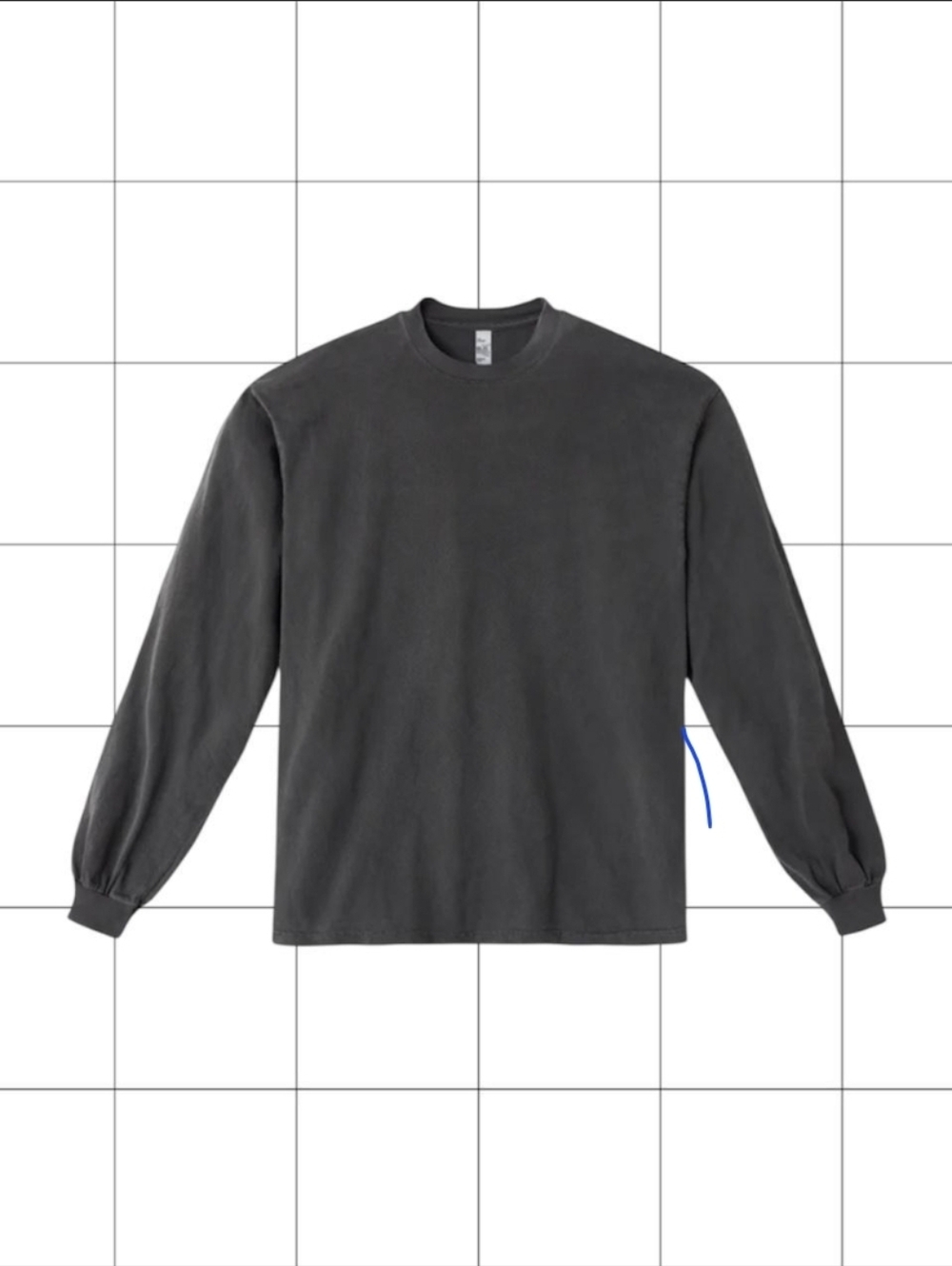 Los Angeles Apparel Vintage Black Long Sleeve T-Shirt